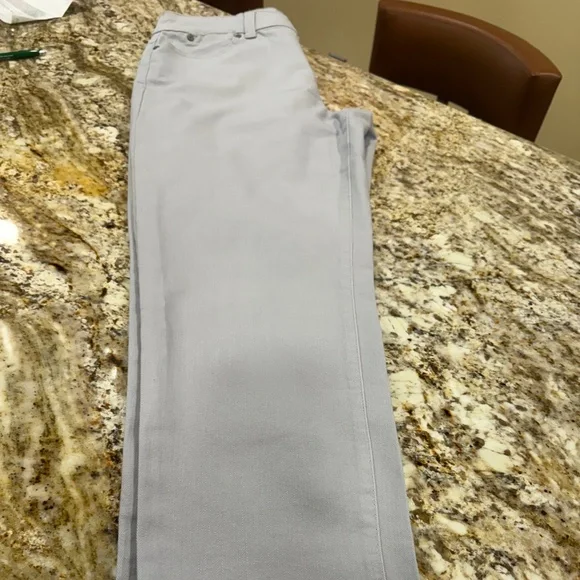 Talbots Simply Flattering 5 Pocket jeans- LOVELY GRAY size 12Petite - EUC! - Picture 3 of 15